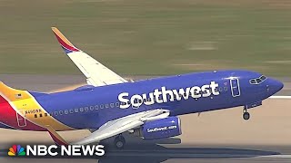 Police searching for gunman who shot a bullet at a Southwest plane [upl. by Whit]