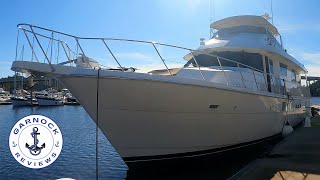 Sold  575000  19912008 Hatteras 70 Cockpit Motor Yacht For Sale [upl. by Annodahs]