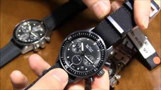 Blancpain Fifty Fathoms Bathyscaphe Flyback Chronograph Watches HandsOn  aBlogtoWatch [upl. by Enedan]