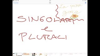 PLURALE E SINGOLARE IN ITALIANO IN 5 MINUTI [upl. by Page]