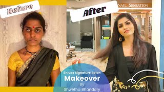 Makeover at Shivas Signature Salon  By Shwetha Bhandary [upl. by Zachery526]