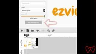 Add Your Own Watermark To An Ezvid Video [upl. by Hannahs]