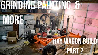 Hay Wagon Build Part 2 [upl. by Etteyafal]