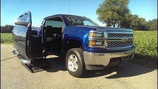 2014 Chevy Silverado Crew Cab LT 4x4 V8 WHEELCHAIR ACCESSIBLE Pickup Truck Freedom Motors USA [upl. by Golding]