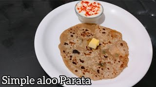 Simple aloo Parata recipe  Potato Parata  North Indian recipes  Aloo chapati recipe  Potato [upl. by Seena]