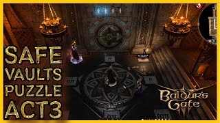 Baldurs Gate 3  Pressure Plates BankVault puzzle solution  The Counting House  Vaults map [upl. by Hitchcock]