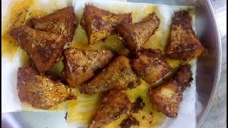 Sangara Meen Varuval recipe in Tamil  Nagarai Meen seivathu eppadi  Red pomfret fish fry [upl. by Yhtamit]