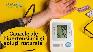 Tensiune arterială ridicată  cauze și soluții naturale tensiunearterialaridicata hipertensiune [upl. by Nylcoj]