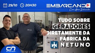 Tudo sobre Geradores para barcos direto da fábrica da Netuno [upl. by Nnylahs]