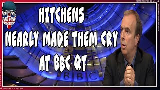 Hitchens makes BBC QT and audience CRY [upl. by Newra697]