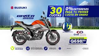 Paga tu primer cuota 𝗛𝗔𝗦𝗧𝗔 𝗘𝗡 𝗘𝗡𝗘𝗥𝗢 con Suzuki Gixxer DF155 [upl. by Cartwell214]