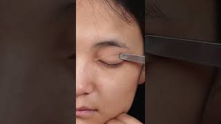 😱😱 Invisible lace double eyelid tape natural and invisible 🫣🫣 shortvideo eyes beauty [upl. by Zoilla]