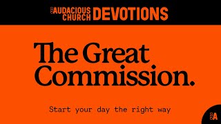 Audacious Devotions  Wednesday 23rd October 2024 [upl. by Nnylg165]