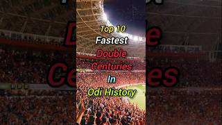 10 fastest double centuries in odi history oneday top10 [upl. by Siubhan]