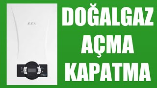 Eca Kombi Doğalgaz Açma  Kapatma Nasıl Yapılır [upl. by Tada]