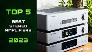 TOP 5 BEST Stereo Amplifiers in 2023 [upl. by Salamone]