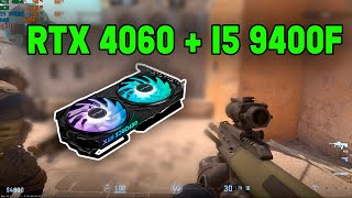 TESTE PLACA DE VIDEO RTX 4060 8GB I59400F  VALORANT CS GO2  WARZONE [upl. by Eidok457]