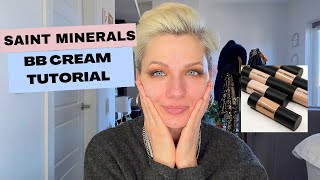 SAINT MINERALS BB Cream Tutorial [upl. by Annawd]