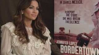 Jennifer Lopez talks about Bordertown [upl. by Esimaj]