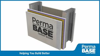 Commercial Stucco Wall System Installation using PermaBASE Cement Board [upl. by Eniagrom]