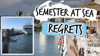 Semester at Sea  REGRETS and What I Wish I Did Differently [upl. by Nolita]