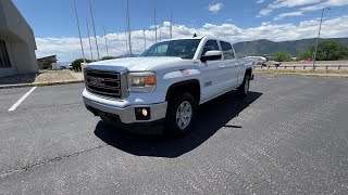 2015 GMC Sierra1500 SLE 4WD Crew Cab Clean Carfax Tow Pkg Colorado Springs Southern Colora [upl. by Aguie]