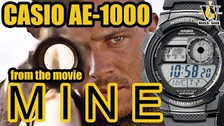 Casio AE 1000 from the movie Mine  a review and tutorial works for Casio Casino Royale as well [upl. by Aileve730]