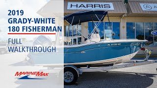 CENTER CONSOLE 2019 GRADYWHITE 180 FISHERMAN [upl. by Hsirrap]