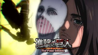 EREN VS EL TITÁN MARTILLO WarHammer  Shingeki No Kyojin The Final Season Episodio 6 Cap 65 [upl. by Leirda100]