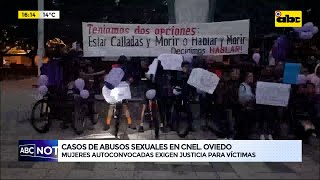 Casos de abuso sexual en Cnel Oviedo mujeres autoconvocadas exigen justicia para víctimas [upl. by Aurilia411]