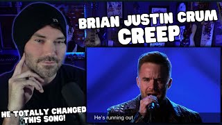 Metal Vocalist First Time Reaction  Brian Justin Crum Creep Americas Got Talent [upl. by Eramat]