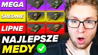 NAJLEPSZE CZOŁGI ŚREDNIE  World of Tanks [upl. by Langsdon432]