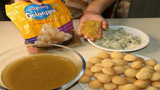 Moplleez Readymade Puri Packet  Haldiram foods company product  Pani Puri Papad review in Hindi [upl. by Viviyan]