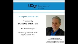 UCSF Urology Grand Rounds October 11 2023 [upl. by Janaya]