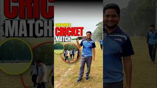 Corporate cricket match🏏😍 cricket corporatelife sports game tranding ashortaday [upl. by Atinuaj]