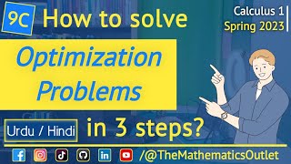 How to solve optimization problems  Applied optimization  Lec 9C [upl. by Romy]