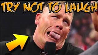 WWE TRY NOT TO LAUGH CHALLENGE [upl. by Rigdon]