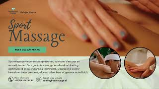 Sportmassage voor Vrouwen Ontspan en Herstel met Healthy Body Lounge Only for Women [upl. by Crespi]