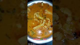 Cauliflower 🥦 curry recipe trending food cooking [upl. by Barmen]