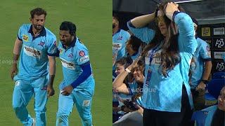 Bhojpuri dugout worried with their teams catch drops  Telugu Warriors  CCL 2023 Final [upl. by Ytinirt767]