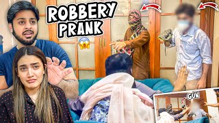 SCARIEST ROBBERY PRANK 😱  Ghar Py Daku Agaye 😰  Iqra amp Bhabhi Rona Lag Gai 😭 [upl. by Hands]