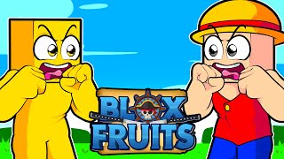 Propolis e Luffy jogam Blox Fruits [upl. by Yromem]