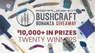 Enter to win MASSIVE prize bundles from the SimpleShot Bushcraft Bonanza Giveaway [upl. by Busiek]