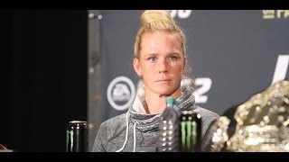 Holly Holm quotBig Mistake Cost Me Everythingquot UFC 196 Post [upl. by Atoiganap]