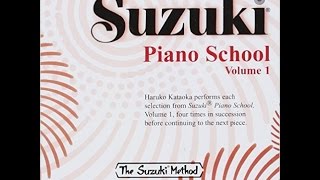 Suzuki Piano School Book 1  Musette Anon [upl. by Linson505]