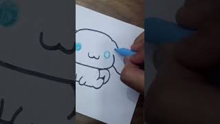 How to Draw cinnamoroll drawing youtubeshorts viralshort craft [upl. by Widera]