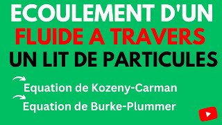 Comprendre COMMENT établir les EQUATIONS de KozenyCarman et de BurkePlummer [upl. by Ferro]