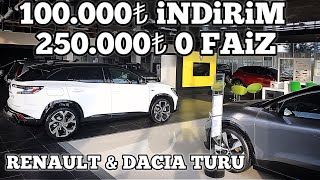 Renault amp Dacia Bayi Gezisi 100000₺ İndirim amp 250000₺ 0 Faiz Kampanyası [upl. by Anrehs]