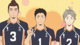 Daichi introduces Hinata and Kageyama to his senpais  Haikyu to the top season 4 ep12 [upl. by Hilar]