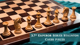 Emperor Series Staunton Chess Set  Royal Chess Mall® [upl. by Margaret]